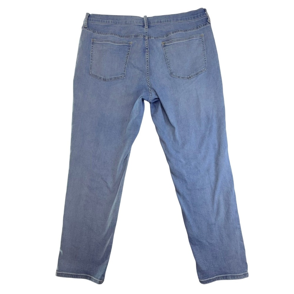Gap Girlfriend Jeans Womens 33 Blue Medium Indigo Soft GF‎ Relaxed Fit - Picture 2 of 8